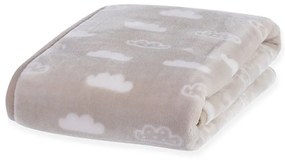 Βρεφική Κουβέρτα Κούνιας Clouds Beige 100x140 Nef-Nef Homeware