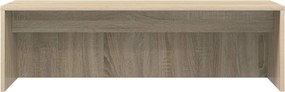 vidaXL Επιτοίχιο γραφείο Επιτοίχιο Δρύς Sonoma 100 x 45 x 30 εκ