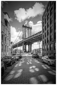 Εκτύπωση τέχνης Melanie Viola - NEW YORK CITY Manhattan Bridge, (40 x 60 cm)