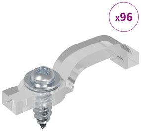 vidaXL Λωρίδα LED 2 pcs Μαύρο και Διαφανές 4700 χιλ