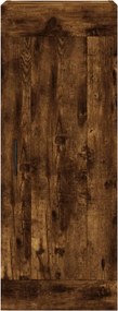 vidaXL Ντουλάπι Τοίχου Καπνιστή Δρυς 34,5 x 34 x 90 εκ. Επεξεργ. Ξύλο