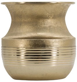 Artekko Trophy Διακοσμητικό Δοχείο Κασπώ Αλουμίνιο Χρυσό (21.5x21.5x22.5)cm Artekko 48646