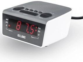 Ρολόι-Ραδιόφωνο ELBE CR-932 AM/FM Λευκό