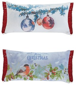 Χριστουγεννιάτικο Μαξιλάρι 2 Όψεων (30x60) Kentia Loft Snow 227