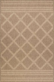 Χαλί Ethnik 2012C Brown-Caramel Beige New Plan 133X190cm