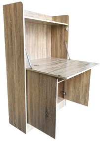 Γραφείο Πτυσσόμενο ArteLibre INDUS Φυσικό MDF/PU 80x30x131.5cm Arte-14370059