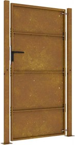 vidaXL Πόρτα Κήπου 100x175 εκ. από Ατσάλι Corten