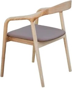 Καρέκλα ξύλινη Nextdeco Jackson καφέ Υ79,5x56x62εκ