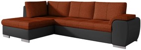 Γωνιακός καναπές Careno-Mauro - Portokali-Αριστερή
