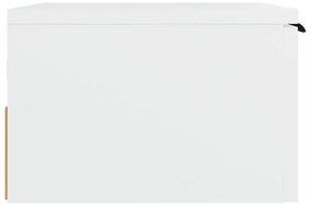 vidaXL Κομοδίνα Επιτοίχια 2 τεμ. Λευκά 34 x 30 x 20 εκ.