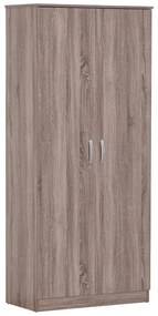 Ντουλάπα ρούχων δίφυλλη Zelia σε sonoma-oak απόχρωση 79x42x180εκ 79x42x180 εκ.