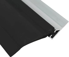 vidaXL Σφράγιση Πόρτας Γκαράζ Μαύρο 52 x 2 mm 5,5 μ PVC