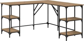 vidaXL Γραφείο Artisan Oak Επεξεργασμένο ξύλο 139 x 139 x 75 εκ.