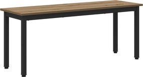 vidaXL παγκάκι Artisan Δρυς 110 x 35 x 45 cm Επεξεργασμένο Ξύλο