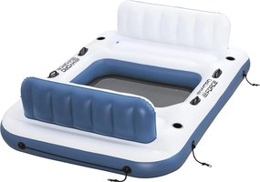 Bestway Πλωτό Νησί Hydro-Force 2 τμχ. 269 x 182 x 67 εκ Λευκό και Μπλε