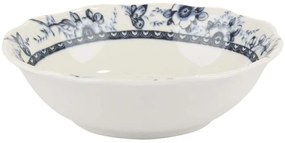 Μπωλ Δημητριακών Tiffany PR24324B05 Φ16,5cm White-Blue Oriana Ferelli® Πορσελάνη
