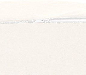 vidaXL Μαξιλάρι Ποδιών Λευκό 68 x 40 x 21,5 εκ PU Αφρός