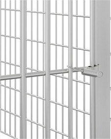 vidaXL Περίφραξη Ζώων Ελεύθερης Βοσκής 6 Πάνελ 54x60 εκ. Γαλβ. Σίδερο