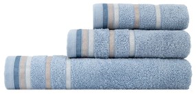 Πετσέτες Μπάνιου (Σετ 3τμχ) Nima Embrace Blue 450gsm