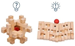 Ξύλινο 3D παζλ - Wooden 3D puzzle
