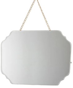 Supergreens Καθρέφτης Μεταλλικός "Frame" Χρυσός 35x25 εκ.