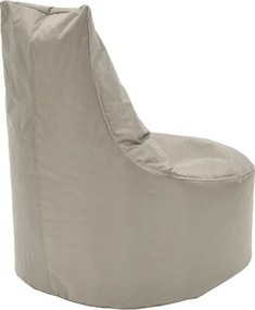 Πουφ πολυθρόνα Norm PRO pakoworld αδιάβροχο μπεζ