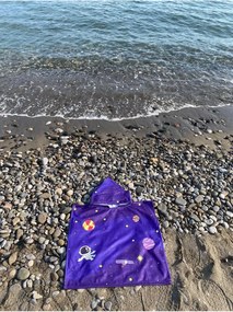 Stewehome Παιδικό παντσό πετσέτα παραλίας με τύπωμα (3-6 ετών)