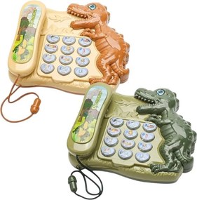 Βρεφικό εκπαιδευτικό τηλέφωνο με ήχους - Dinosaur - 518 - 215517