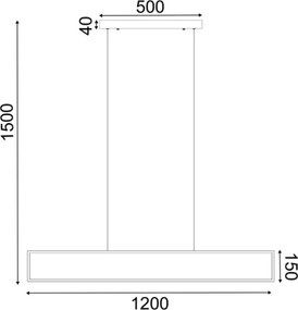 Κρεμαστό φωτιστικό LED Aelia
