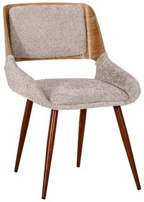 Καρέκλα Τραπεζαρίας FL1869 Fylliana Μπέζ 51x60x79εκ. 51x60x79 εκ.