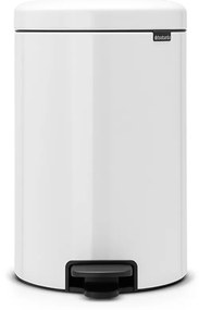 Brabantia 649047 Κάδος με πεντάλ 20L, White