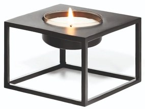 Κηροπήγιο Ρεσώ Solero 240024 10x10x7cm Black Philippi Ατσάλι