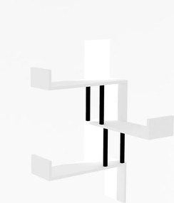 Wall Shelf Bombe- White White