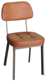 Καρέκλα Μεταλλική με Κάθισμα PU TS422K 45x53x79εκ. 45x53x79 εκ.