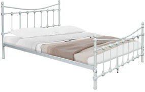 Κρεβάτι Beowulf (Για Στρώμα 140x190cm) 285-000010 190x140x102cm White Double