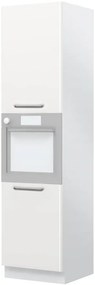 Επιδαπέδιο ντουλάπι φούρνου ψηλό Modena K23-60-2KR-Λευκό γυαλιστερό - 60.00Χ60.00Χ235.00cm