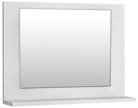 Καθρέφτης μπάνιου Devlin Megapap χρώμα λευκό 60x10x45εκ.