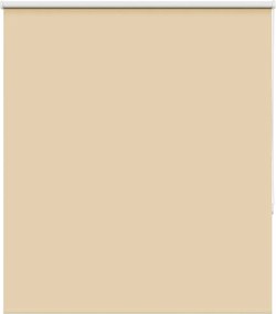 vidaXL Roller Blind Blackout Μπεζ 130x130 cm Πλάτος υφάσματος 126,6cm