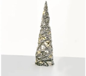 Λαμπάκια Green Pine Needle Cone Tree 30 Mini WW LED Μπαταρίας 3ΧΑΑ IP20 Φ15x60cm X113011312 ACA-X113011312-Πράσινο X113011312
