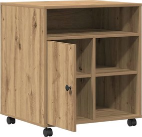 vidaXL Σταντ Εκτυπωτή artisan δρυς 60 x 50 x 67 εκ. Επεξεργασμένο ξύλο