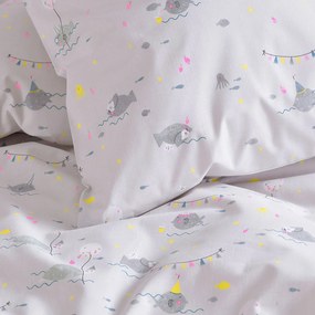 Ζεύγος Μαξιλαροθήκες Rythmos Kids Fouska Grey