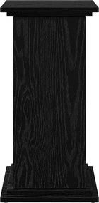vidaXL Ράφι Έκθεσης Μαύρη Οξυά 31 x 30 x 60 cm Επεξεργασμένο ξύλο