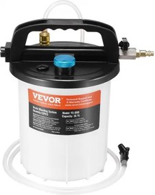 VEVOR 3L Brake Fluid Extractor Brake Bleeder Kit with 13 Hose Connectors