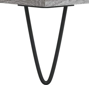 vidaXL Δισκοθήκη Γκρι Sonoma 85 x 38 x 48 εκ. από Επεξεργασμένο Ξύλο