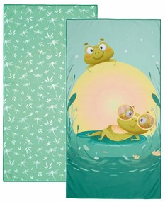 Πετσέτα Θαλάσσης Παιδική Float 254 Green Kentia Θαλάσσης 70x140cm Polyester-Polyamide