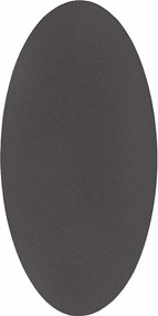 vidaXL Χαλιά χώρου Ωοειδής HUARTE Ανθρακί 100 x 200 cm