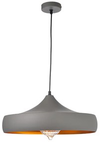 Φωτιστικό Οροφής Μονόφωτο Aca Caliphate KS07961PGG Grey/Gold