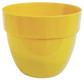 ΓΛΑΣΤΡΑ ΚΙΤΡΙΝΟ ΠΛΑΣΤΙΚΗ ORCHIDEA NOWA - Φ14x12.5cm - Πλαστικό - 09-00-541 Yellow