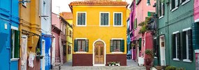 Φωτογραφία Panoramic of the colorful houses of Burano, Venice, Matteo Colombo