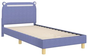 vidaXL Κρεβάτι Παιδικής Κρεβατοκάμαρας με Κεφαλάκι Μπλε τζην